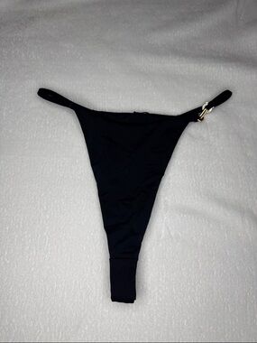 Black Thong Bikini Bottom